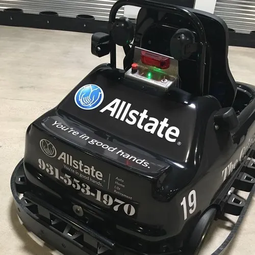 The Goines Agency brings Allstate spirit to the track with a community race car.