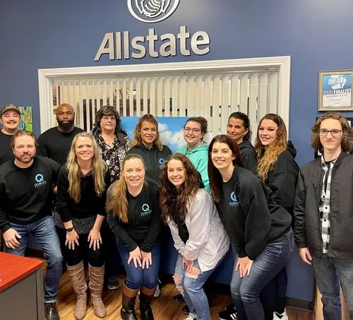 Community partners gather at The Goines Agency for a shared moment of connection.